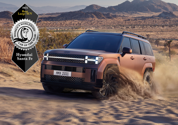 Hyundai Santa Fe Elegido como el Mejor SUV Grande en los WWCOTY 2025