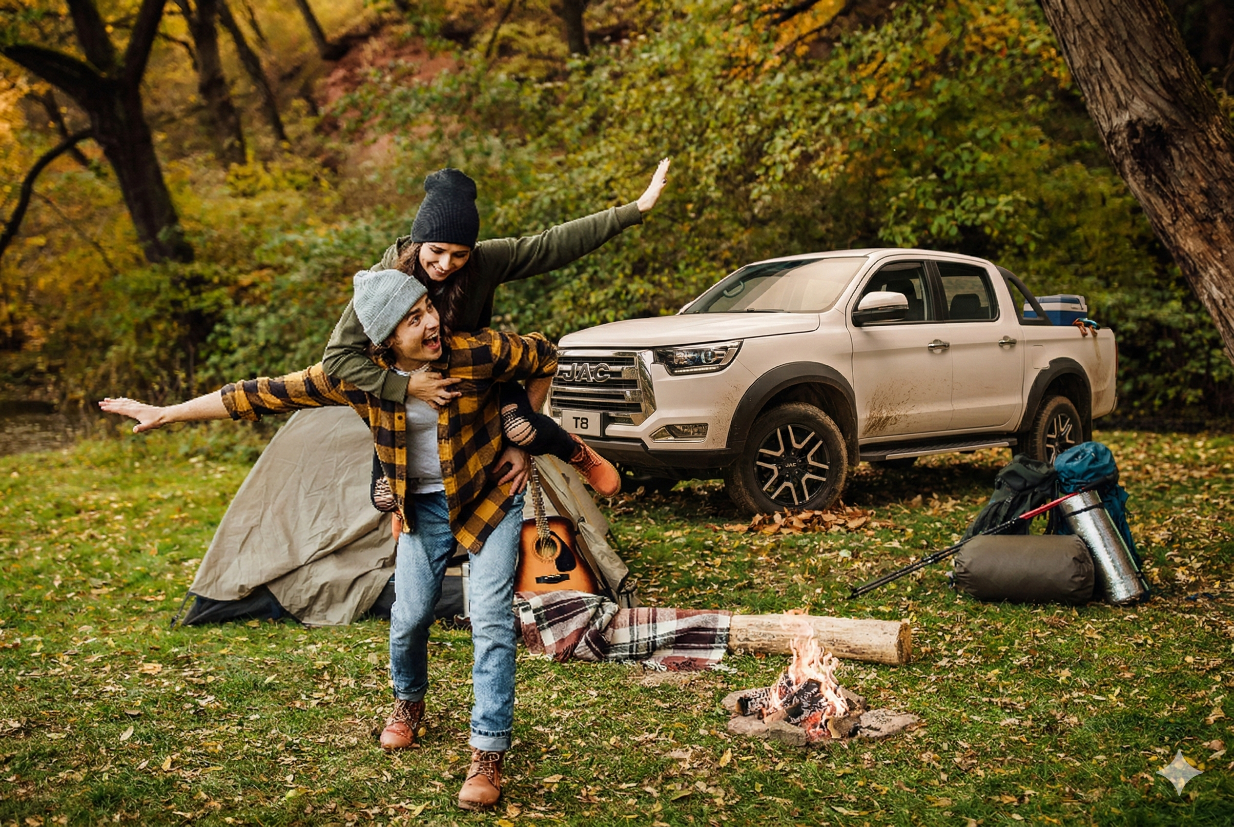 Cómo las Pick-up JAC transforman tus vacaciones de camping